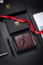 Bull Captain® Δερμάτινο πορτοφόλι QB0203-H Καφέ - Image 10