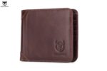 Bull Captain® Δερμάτινο πορτοφόλι QB-031 H Καφέ