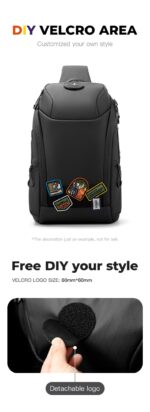 Bange® Τσαντάκι ώμου χιαστί στήθους 12,0LT FW227 Μαύρο - Image 10