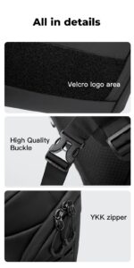 Bange® Τσαντάκι ώμου χιαστί στήθους 12,0LT FW227 Μαύρο - Image 4