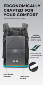 Bange® Σακίδιο πλάτης Πολλαπλών χρήσεων Outdoor 35LT 15,6'' FW229 Μαύρο - Image 4