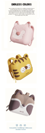 Zoyzoii® Σακίδιο Πλάτης 3D 11,3LT B18-B+ Little Pink Fox - Image 12