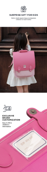 Zoyzoii® Σακίδιο Πλάτης Large 15,4LT B33 Retro Pink Cherry - Image 7