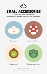 Zoyzoii® Σακίδιο Πλάτης 13LT B36 Dinosaur - Image 9