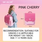 Zoyzoii® Σακίδιο Πλάτης Large 15,4LT B33 Retro Pink Cherry - Image 13