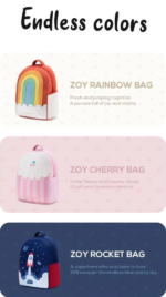 Zoyzoii® Σακίδιο Πλάτης 10,5LT B19 Large Cherry - Image 7