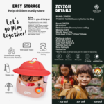 Zoyzoii® Σακίδιο Πλάτης 6,3LT B80 PRO Rainbow Heart - Image 8