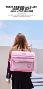 Zoyzoii® Υπερσύγχρονο Σακίδιο Πλάτης Open Campus 15,5LT B59-B Light Pink - Image 10