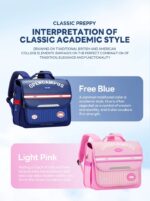 Zoyzoii® Υπερσύγχρονο Σακίδιο Πλάτης Open Campus 15,5LT B59-B Light Pink - Image 3