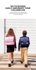 Zoyzoii® Υπερσύγχρονο Σακίδιο Πλάτης Open Campus 15,5LT B59-B Light Pink - Image 15