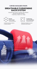 Zoyzoii® Υπερσύγχρονο Σακίδιο Πλάτης Open Campus 14,0LT B59 Μπλέ - Image 19