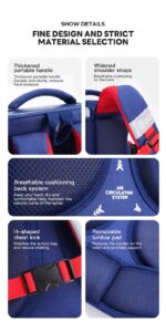 Zoyzoii® Υπερσύγχρονο Σακίδιο Πλάτης Open Campus 14,0LT B59 Μπλέ - Image 23