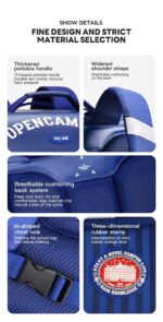 Zoyzoii® Υπερσύγχρονο Σακίδιο Πλάτης Open Campus 15,5LT B59-B Blue - Image 24