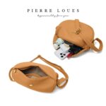 Pierre Loues® Γυναικεία Τσάντα Χιαστί 4,7LT PL868-67 Ανοικτό καφέ - Image 10