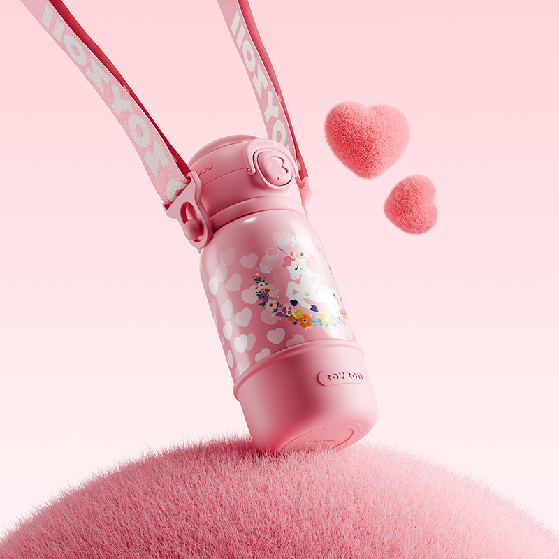 3 Zoyzoii® Παγούρι Ανωξείδωτο 450ml Ε9 Dream Island Series Unicorn - Image 1
