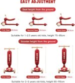 Zoyzoii® Scooter Premium Collection 2 in 1 Ruby Red - Image 6