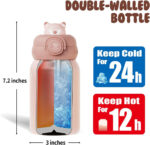 Zoyzoii® Παγούρι Ανωξείδωτο 450ml Ε8 Fox - Image 6
