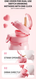 Zoyzoii® Παγούρι Ανωξείδωτο 450ml Ε9 Dream Island Series Butterfly - Image 7