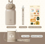 Zoyzoii® Παγούρι Ανωξείδωτο 450ml Ε8 Rabbit - Image 8