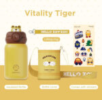 Zoyzoii® Παγούρι Ανωξείδωτο 450ml Ε8 Vitality Tiger - Image 9