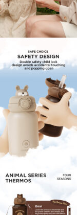 Zoyzoii® Παγούρι Ανωξείδωτο 450ml Ε8 Rabbit - Image 14
