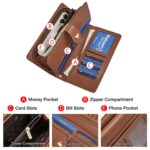 Foxer® Γυναικείο Οικολογικό Πορτοφόλι 0,6LT 2161013F Καφέ - Image 4