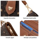 Foxer® Γυναικείο Οικολογικό Πορτοφόλι 0,6LT 2161013F Καφέ - Image 5