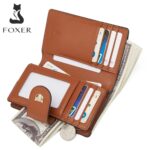 Foxer® Γυναικείο Οικολογικό Πορτοφόλι 0,6LT 230046F Καφέ - Image 3