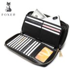 Foxer® Γυναικείο Δερμάτινο Πορτοφόλι 0,5LT 256001F Μαύρο - Image 12