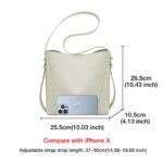 Foxer® Τσάντα Δερμάτινη ώμου 9,3LT 9136015F Λευκή - Image 9