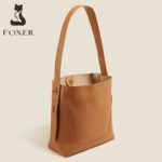 Foxer® Τσάντα Δερμάτινη ώμου 9,3LT 9136015F Καφέ - Image 3