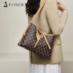 Foxer® Τσάντα χειρός ώμου 3,8LT 9151164F καφέ - Image 6
