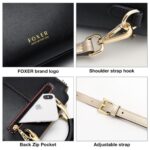 Foxer® Τσάντα Δερμάτινη χειρός / ώμου 4,7LT 928019F Μαύρη - Image 8